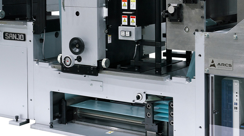Adhesive Side Printing Unit
